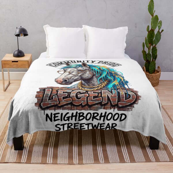 Item preview, Neighborhood Legend — Graffiti Style Horse Portrait Tee v1 designed and sold by CornishPixiPony.