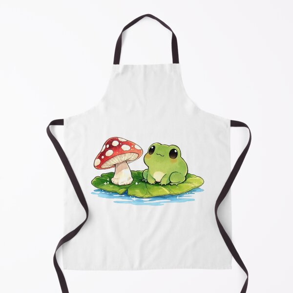 Item preview, Frog And Mushroom On Lily Pad designed and sold by jianina-alondra.