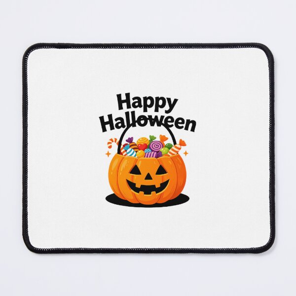 Item preview, Happy Halloween — Pumpkin Basket Full of Candies designed and sold by Bondingbonding.