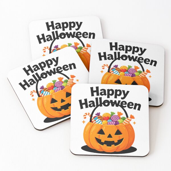Item preview, Happy Halloween — Pumpkin Basket Full of Candies designed and sold by Bondingbonding.