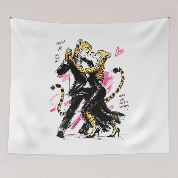 Item preview, Cheetah Tango – Dancing Wildlife designed and sold by RamyGallery.