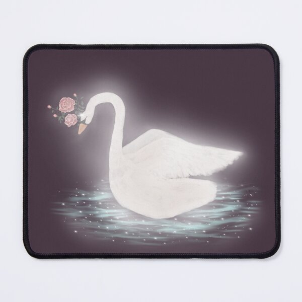 Item preview, Swan Seer | Impressionist Plum designed and sold by DianaoftheDreamt.
