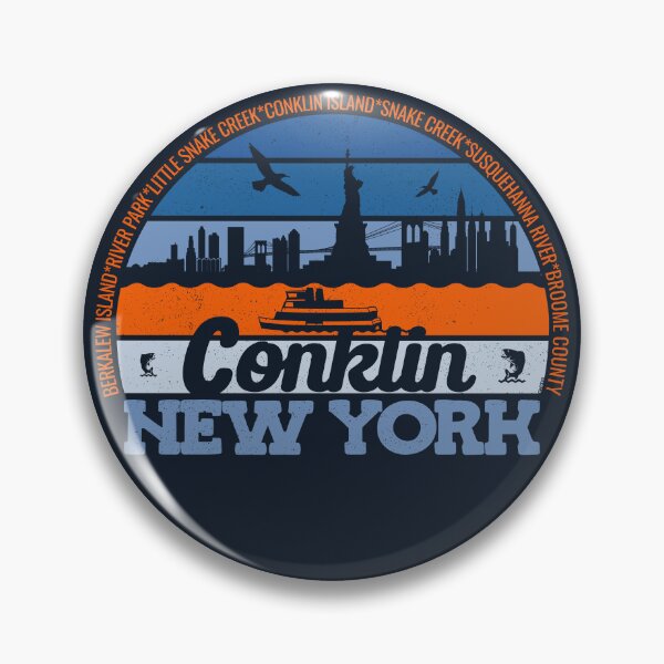 Item preview, Conklin New York Sunset Retro Vintage Local Pride Logo designed and sold by CRHPOD20.
