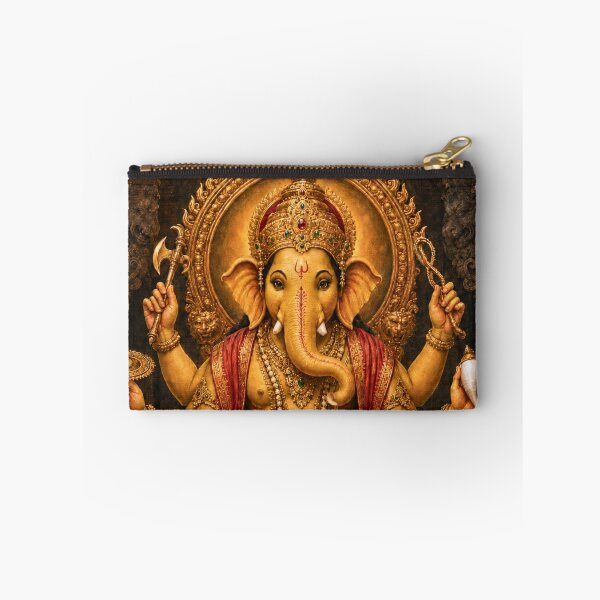 Item preview, Durga Ganapati – Eight-Armed Protective Ganesha Devotional Art | 32 Forms Of Lord Ganesha designed and sold by Homyar.