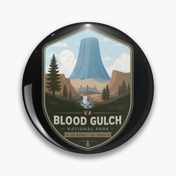 Item preview, Blood Gulch National Park Nature Landscape designed and sold by FrontierCosmic.