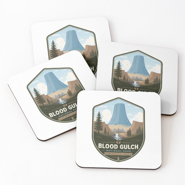 Item preview, Blood Gulch National Park Nature Landscape designed and sold by FrontierCosmic.