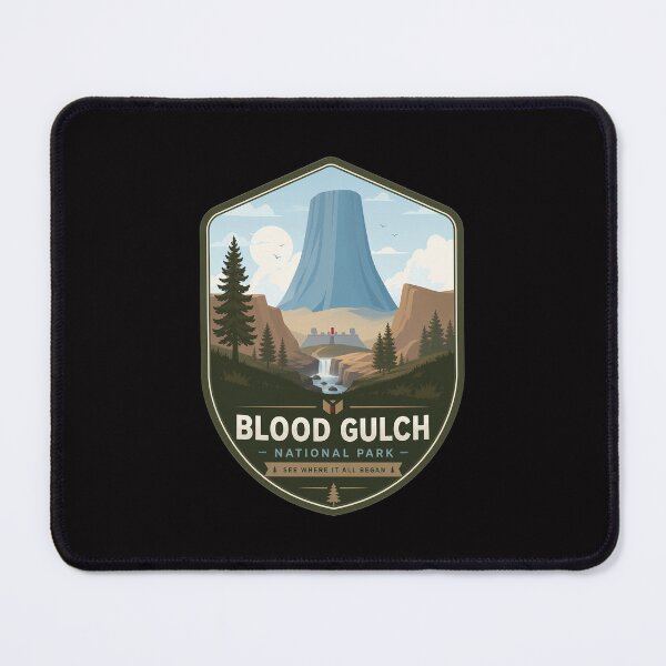 Item preview, Blood Gulch National Park Nature Landscape designed and sold by FrontierCosmic.