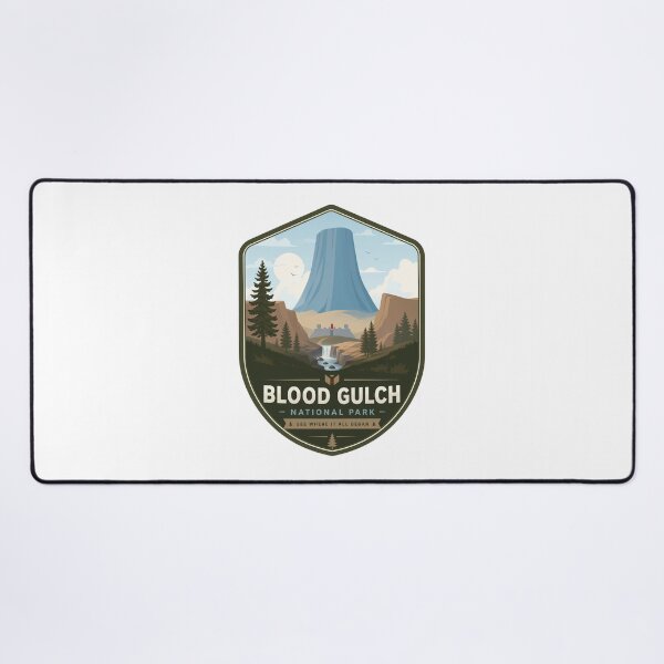 Item preview, Blood Gulch National Park Nature Landscape designed and sold by FrontierCosmic.