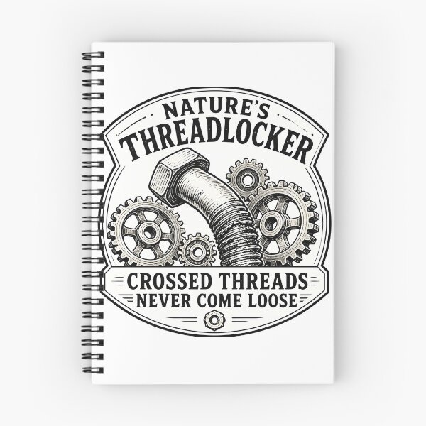 Item preview, Crossed Threads Natures Threadlocker Funny Mechanic Wrench designed and sold by ThirdShiftLab.