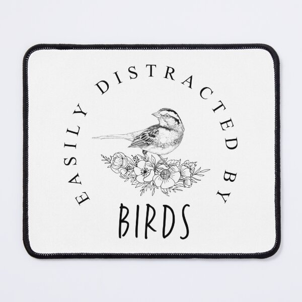 Item preview, Easily Distracted by Birds Birdwatching Birdwatcher Gift for Women designed and sold by ScienceCorner.