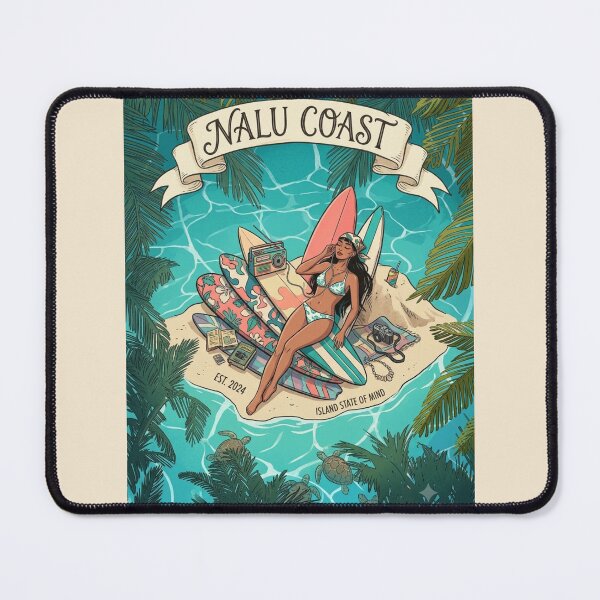Item preview, Nalu Coast Island State of Mind | Tropical Surf Design  designed and sold by Nalu Coast.