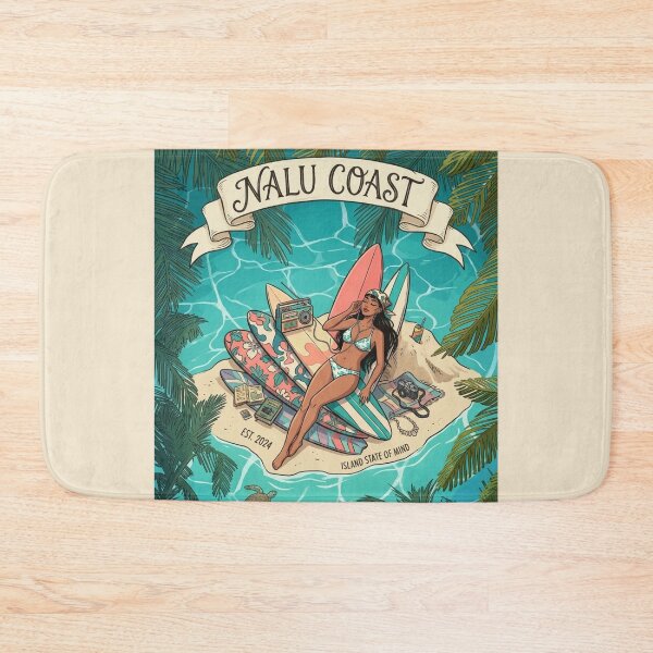 Item preview, Nalu Coast Island State of Mind | Tropical Surf Design  designed and sold by Nalu Coast.