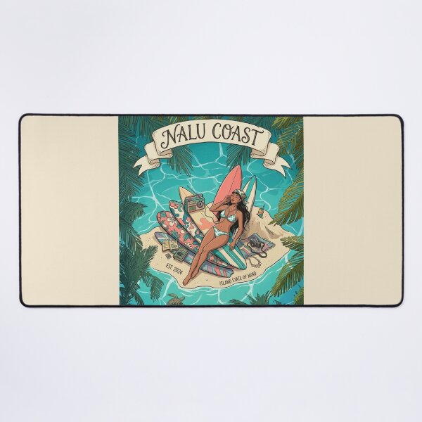 Item preview, Nalu Coast Island State of Mind | Tropical Surf Design designed and sold by Nalu Coast.