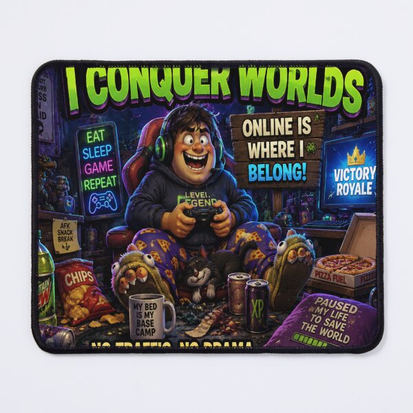 Item preview, Gaming - I Conquer Worlds designed and sold by DazzleKitty.