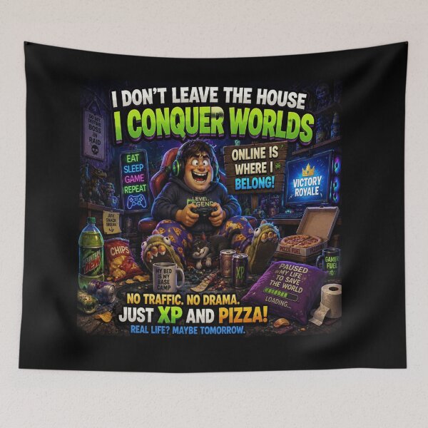 Item preview, Gaming - I Conquer Worlds designed and sold by DazzleKitty.