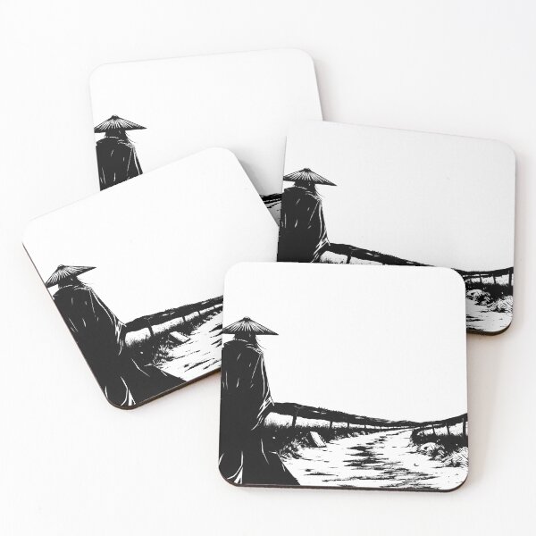 Item preview, Lone Samurai Monochrome designed and sold by D6rkT3chDemon.