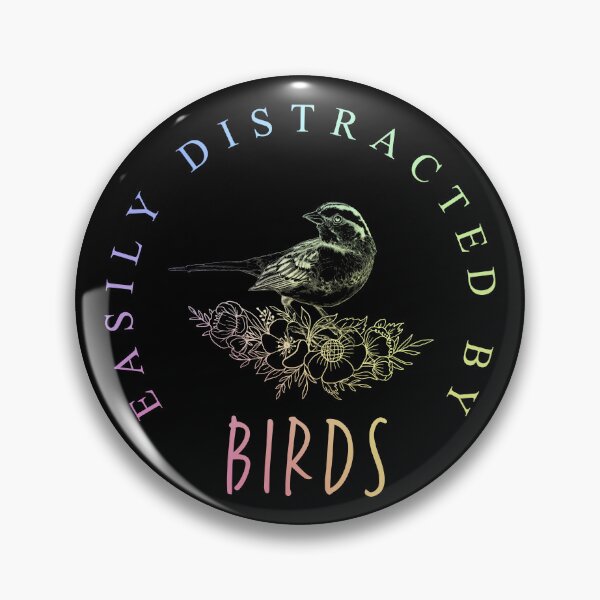 Item preview, Easily Distracted by Birds Birdwatching Birdwatcher Gift for Women designed and sold by ScienceCorner.
