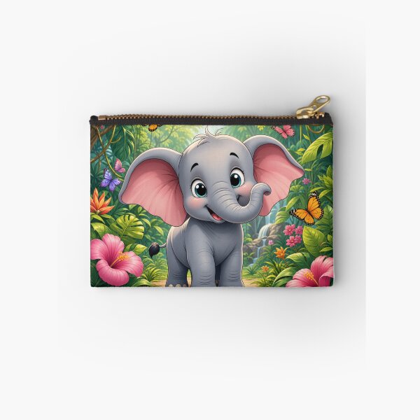 Item preview, Baby elephant cartoon designed and sold by Artnovalty.redbubble.com.