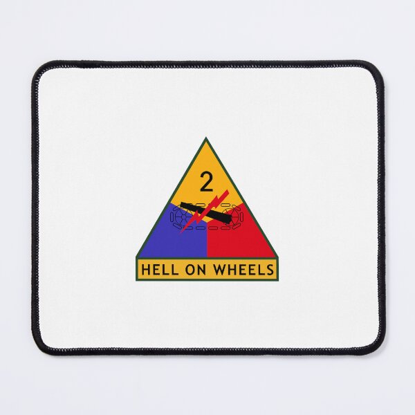 Item preview, US Army 2nd Armored Division Hell On Wheels designed and sold by MilitaryPlus.