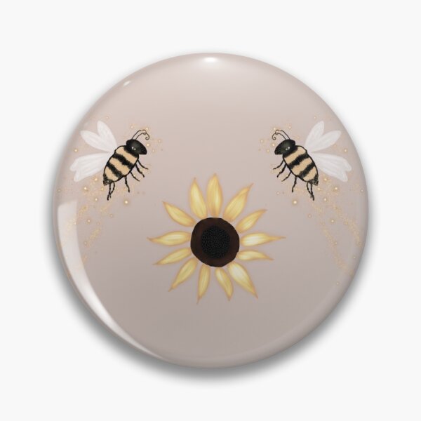 Item preview, Pollination Poem with Bees and Sunflowers | Dawn Faery Rose Pink designed and sold by DianaoftheDreamt.