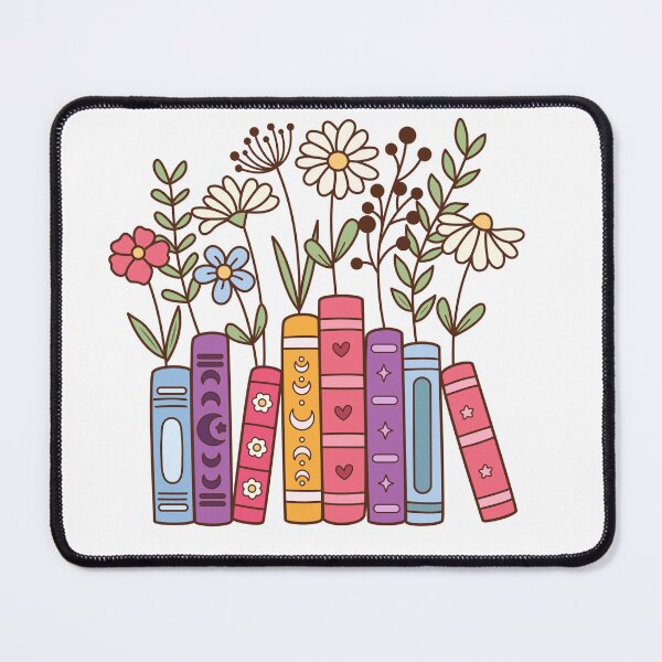 Item preview, Bookish cute flower sticker designed and sold by DesignPMG.