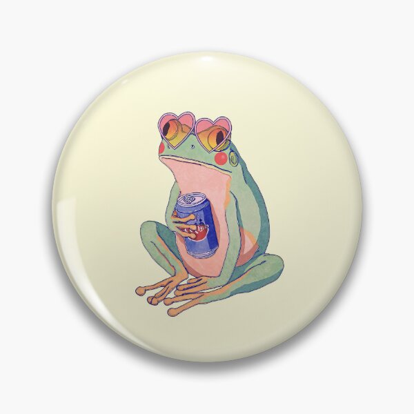 Item preview, Funky Frog Wearing Heart Sunglasses designed and sold by jianina-alondra.