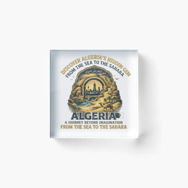Item preview, Algeria Travel Vintage Shirt – Algeria Tourism, Sahara Desert & Algerian Heritage Travel Souvenir designed and sold by zdzdesigner.