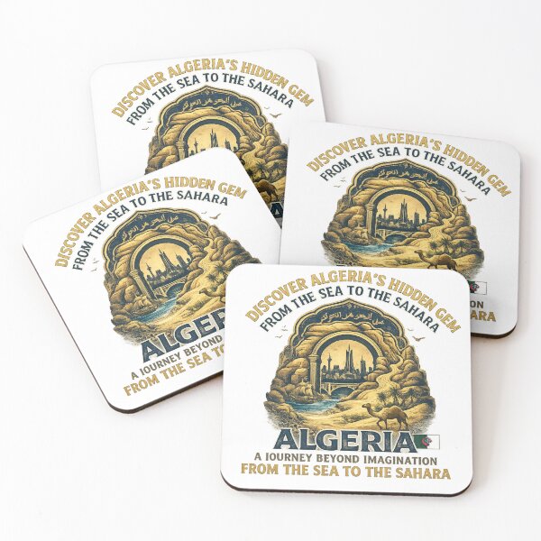 Item preview, Algeria Travel Vintage Shirt – Algeria Tourism, Sahara Desert & Algerian Heritage Travel Souvenir designed and sold by zdzdesigner.