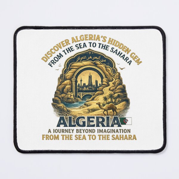 Item preview, Algeria Travel Vintage Shirt – Algeria Tourism, Sahara Desert & Algerian Heritage Travel Souvenir designed and sold by zdzdesigner.