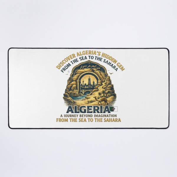 Item preview, Algeria Travel Vintage Shirt – Algeria Tourism, Sahara Desert & Algerian Heritage Travel Souvenir designed and sold by zdzdesigner.