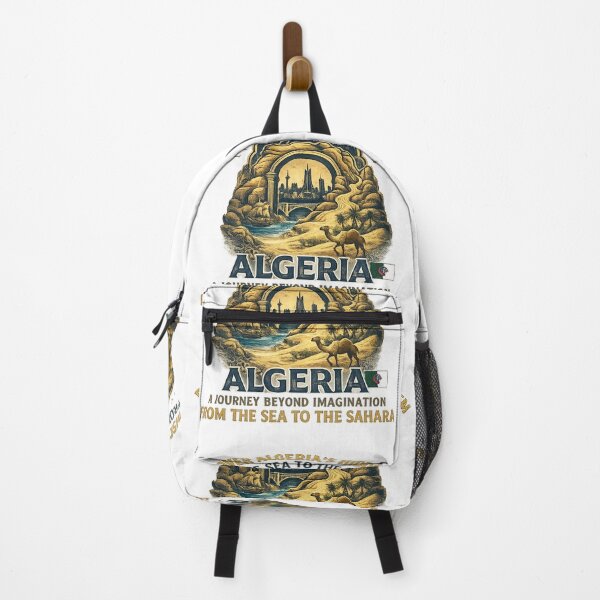 Item preview, Algeria Travel Vintage Shirt – Algeria Tourism, Sahara Desert & Algerian Heritage Travel Souvenir designed and sold by zdzdesigner.