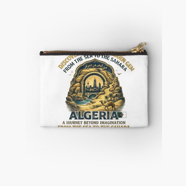 Item preview, Algeria Travel Vintage Shirt – Algeria Tourism, Sahara Desert & Algerian Heritage Travel Souvenir designed and sold by zdzdesigner.