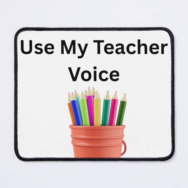 Item preview, Don't Make Me Use My Teacher Voice T-shirt - Funny Teacher Gift designed and sold by TheCustomClub.