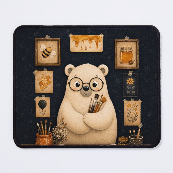 Item preview, Whimsical Bear Artist Painting Studio designed and sold by Rohan132.
