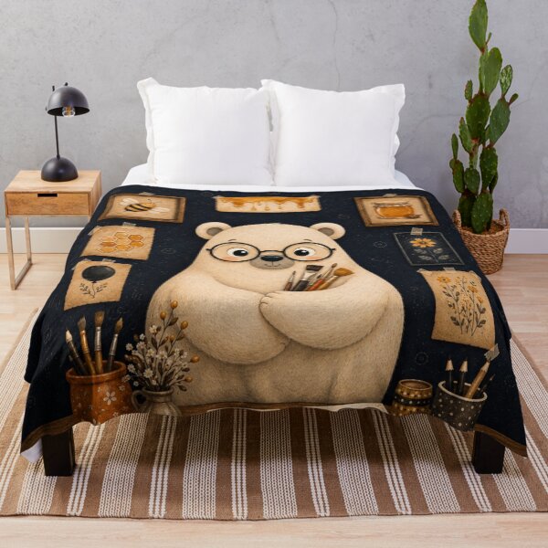 Item preview, Whimsical Bear Artist Painting Studio designed and sold by Rohan132.