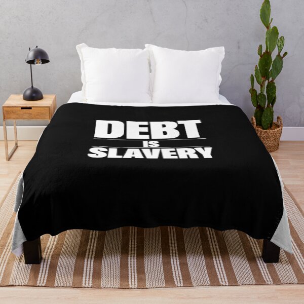 Item preview, Debt Is Slavery T Shirt designed and sold by Home Decor Art.