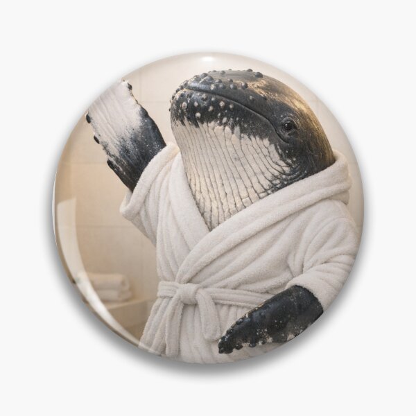 Item preview, Snug Bathrobe Humpback Whale designed and sold by Sillytoe.