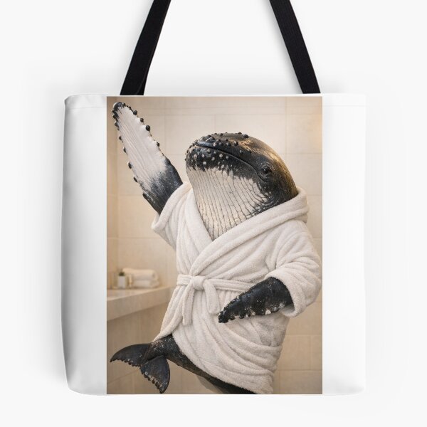 Item preview, Snug Bathrobe Humpback Whale designed and sold by Sillytoe.