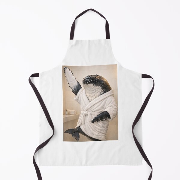 Item preview, Snug Bathrobe Humpback Whale designed and sold by Sillytoe.