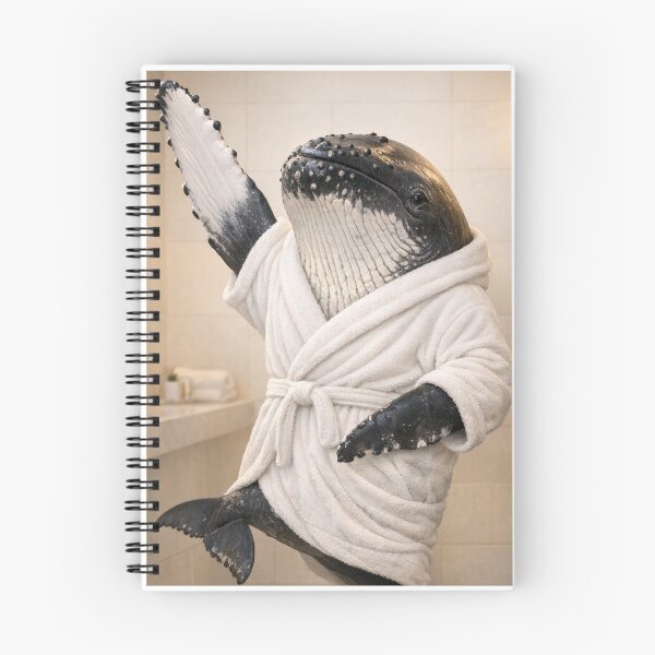 Item preview, Snug Bathrobe Humpback Whale designed and sold by Sillytoe.
