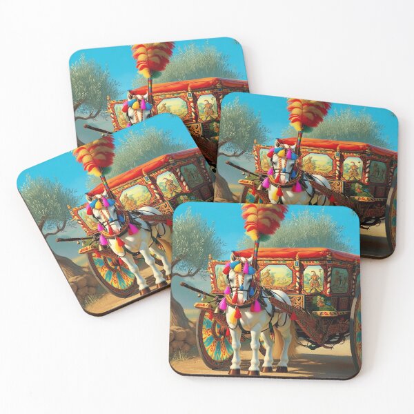 Item preview, Sicilian Tradition: The Colorful Folk Cart designed and sold by jo-e-basta.