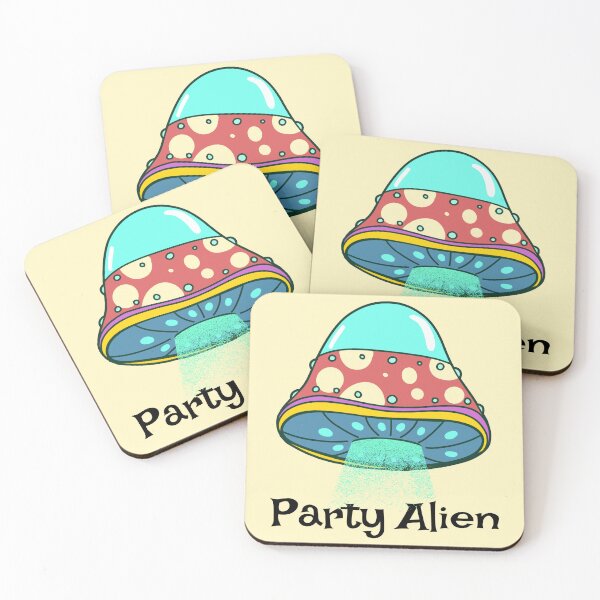 Item preview, Party Alien Comes in Peace designed and sold by Grateful-Fool.