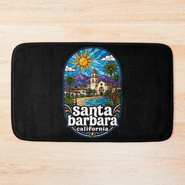 Item preview, Santa Barbara California Stained Glass Travel designed and sold by TomFrontierArt.