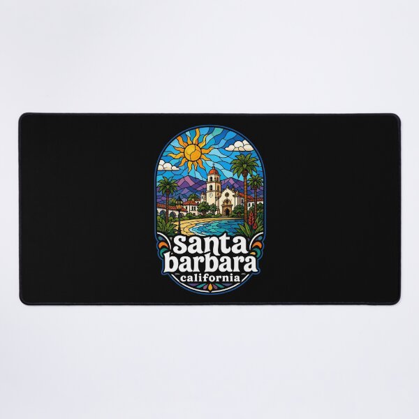 Item preview, Santa Barbara California Stained Glass Travel designed and sold by TomFrontierArt.
