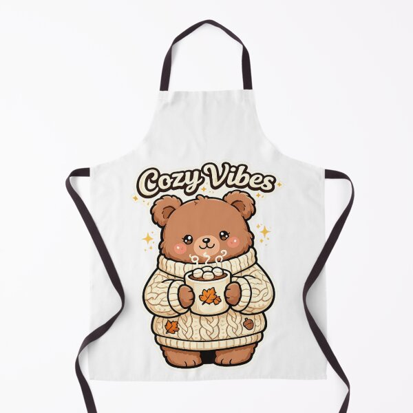 Item preview, Cozy Vibes Cute Teddy Bear Hot Cocoa Winter Sweater Design designed and sold by Fulaly.