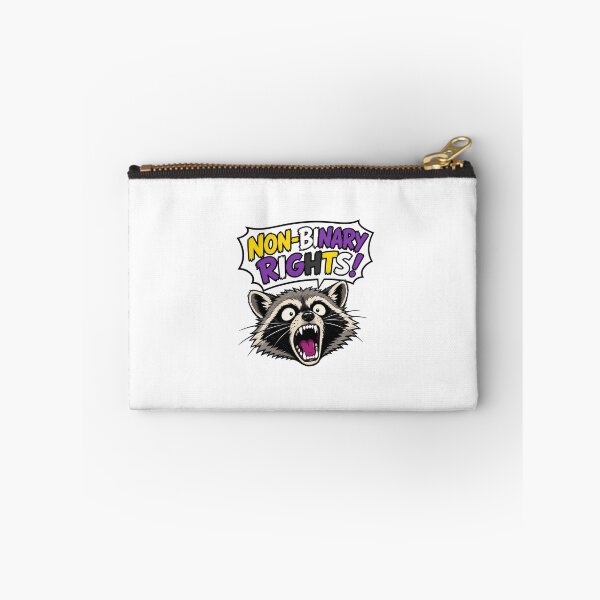 Item preview, Nonbinary Rights Raccoon Screaming Pride Flag Lgbtq designed and sold by chattsuede.