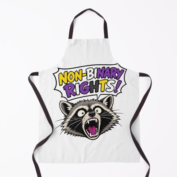 Item preview, Nonbinary Rights Raccoon Screaming Pride Flag Lgbtq designed and sold by chattsuede.