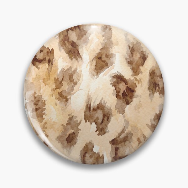 Item preview, Watercolor Leopard Print – Neutral Tan & Brown Animal Print Pattern designed and sold by FawnFeatherCo.