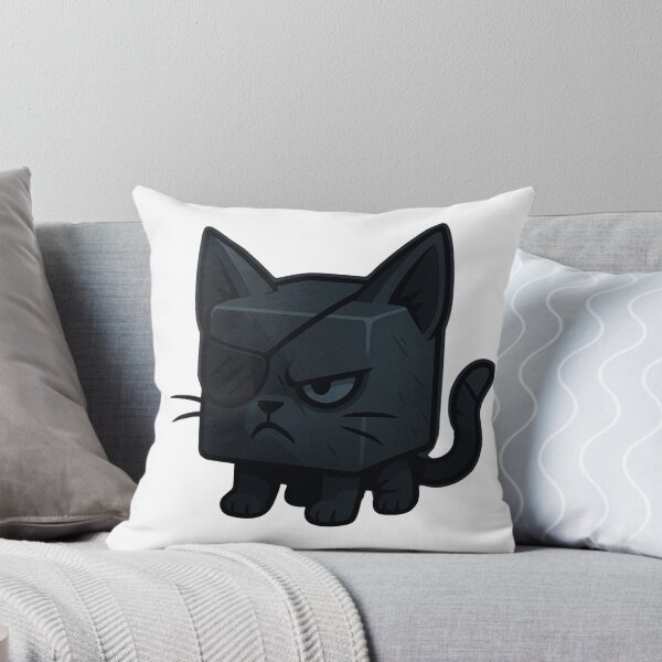 Item preview, Cube Cat – Dark cube shape in animal form designed and sold by Wuerfelfuchs.