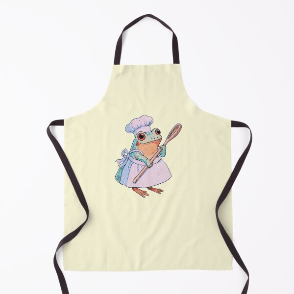 Item preview, Chef Frog Holding Wooden Spoon designed and sold by jianina-alondra.